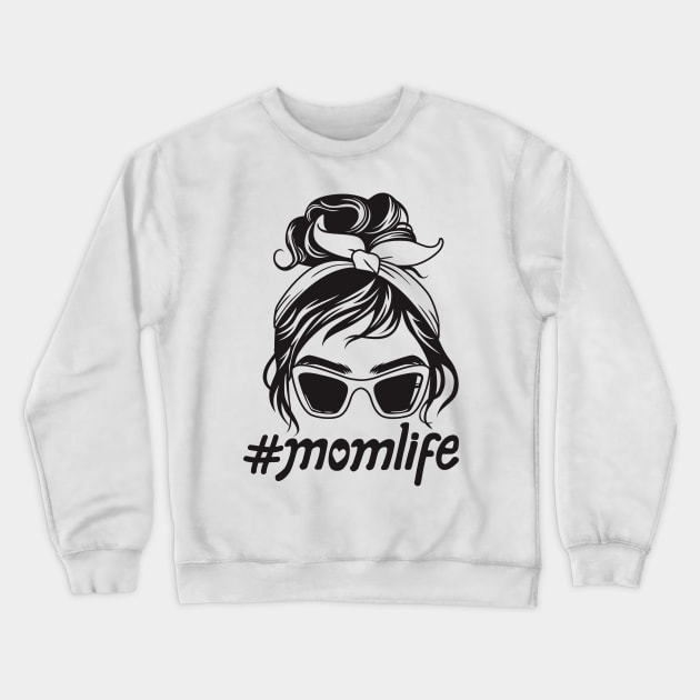 Mom Life Crewneck Sweatshirt by pmuirart